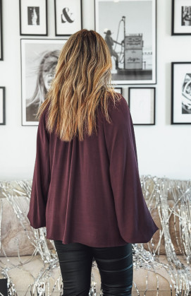 Blouse SAMANTHA aubergine