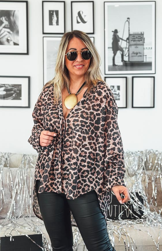 Chemise SUZANNE léopard