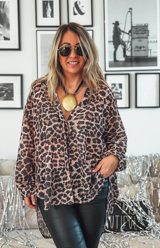 Chemise SUZANNE léopard