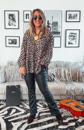 Chemise SUZANNE léopard