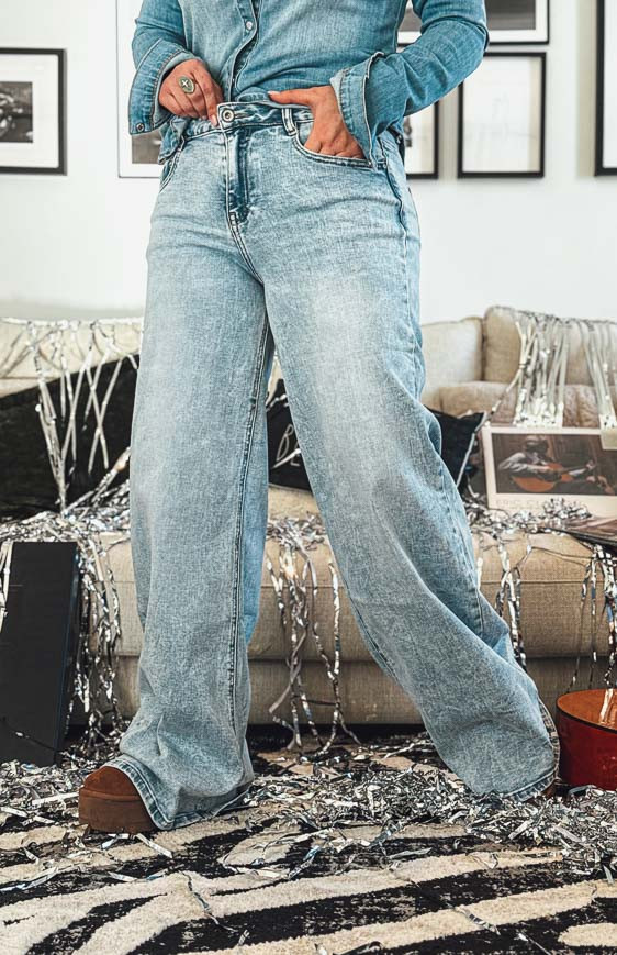 Jean HOPE bleu clair vintage