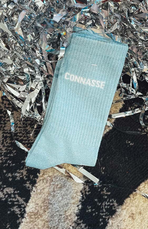 Chaussettes CONNASSE bleu ciel