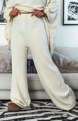 Pantalon ROSS beige clair