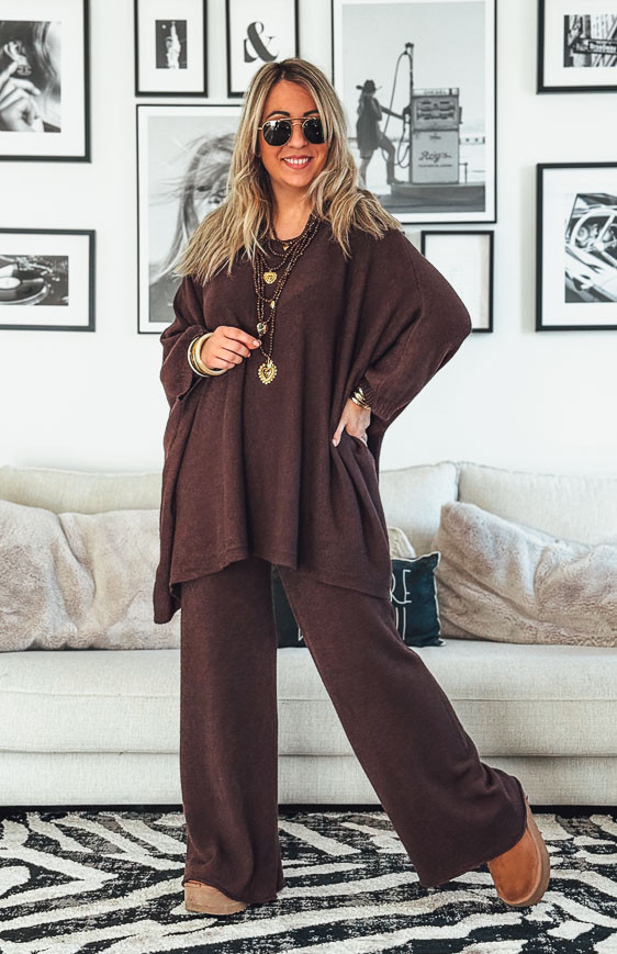 Pantalon ROSS chocolat