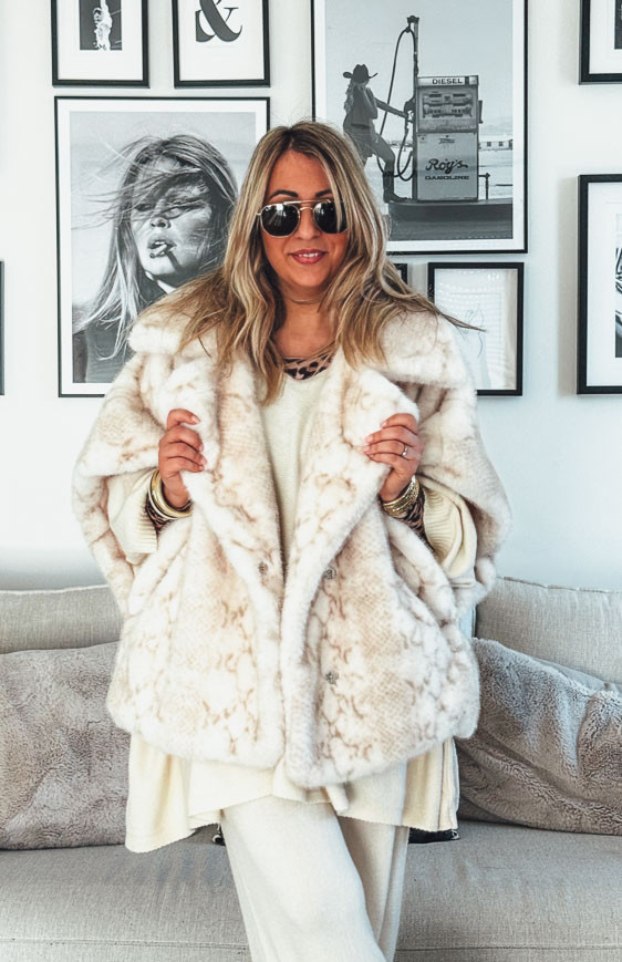 Veste DONATELA manches courtes crème