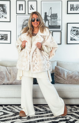 Cream DONATELA short sleeved jacket