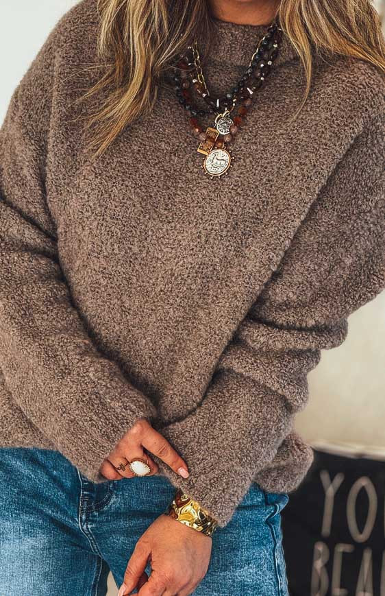 Pull RAYAN taupe