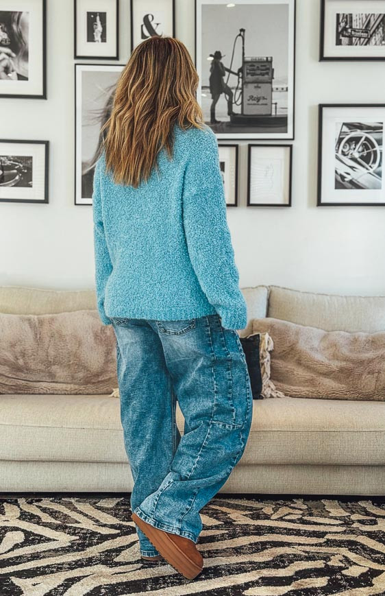 Pull RAYAN bleu clair