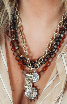 SONRISA multi-strand necklace