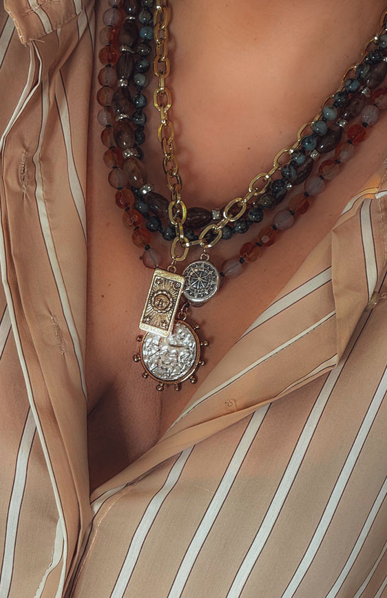 SONRISA multi-strand necklace