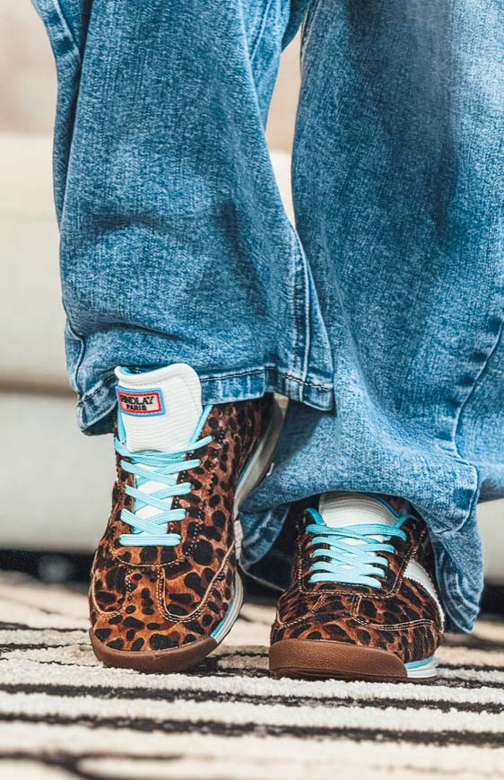 Léo/Turquoise BARDOT sneakers
