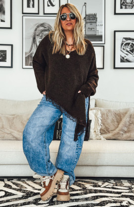 Chocolate ZELIO sweater