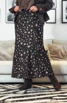 Black ESTELLE long skirt