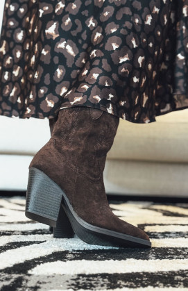 Bottines TEXAS chocolat