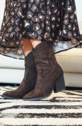 Bottines TEXAS chocolat