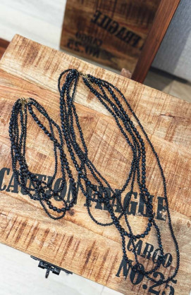 Collier MUSA multiple noir