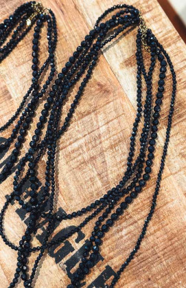 Collier MUSA multiple noir