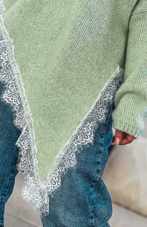 Light green ZELIO sweater