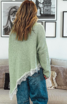 Light green ZELIO sweater