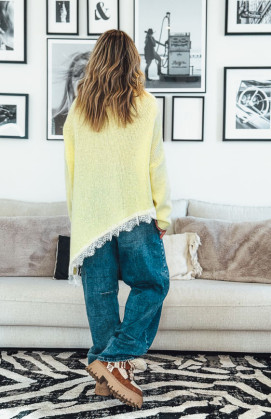 Pull ZELIO jaune clair