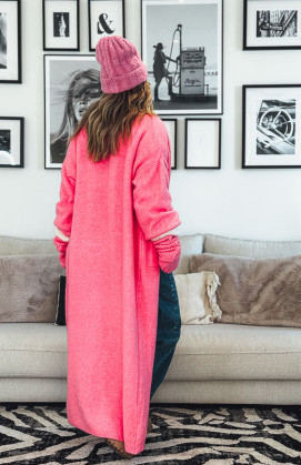 Gilet TINO long rose