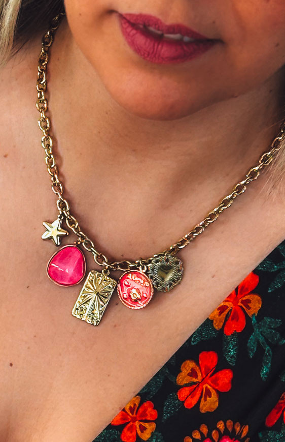 Pink ADRIANO necklace