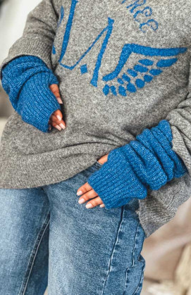 CHAIKO blue mittens