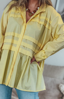 Light yellow LINETTE tunic