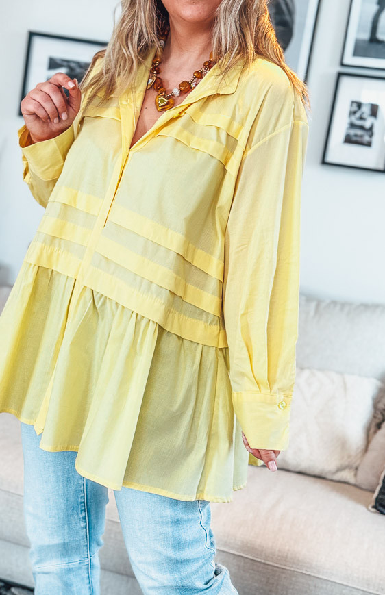 Tunique LINETTE jaune clair