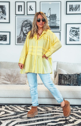 Light yellow LINETTE tunic