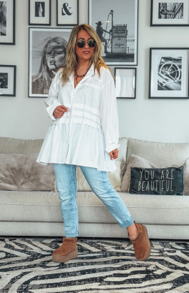 White LINETTE tunic