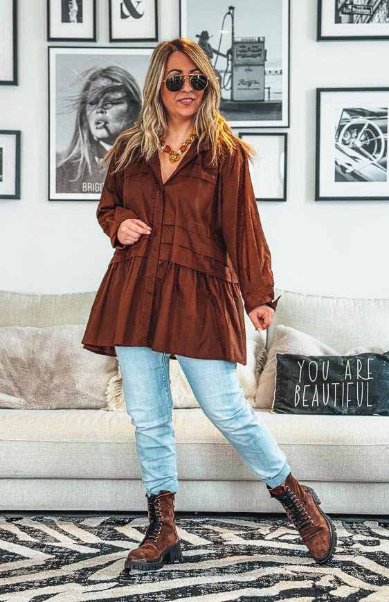 Tunique LINETTE chocolat