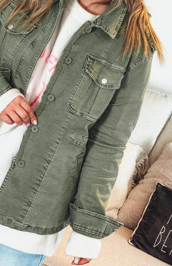 Kaki ALIZÉE jacket