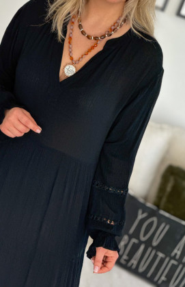 Black BELLA long dress