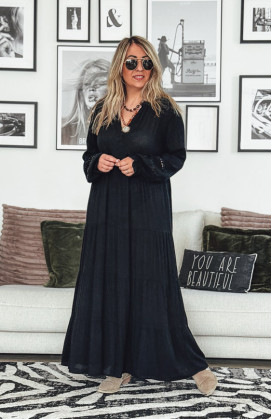Black BELLA long dress