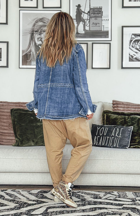 Veste ALIZÉE bleu vintage