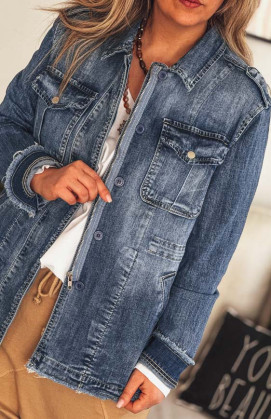 Veste ALIZÉE bleu vintage