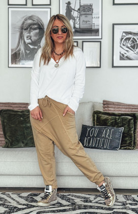 Dark beige MAEL jogging suit