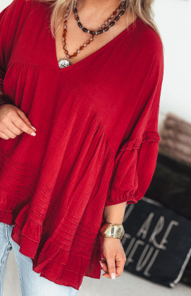Cherry LEONE 3/4 sleeves tunic