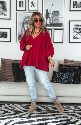 Cherry LEONE 3/4 sleeves tunic