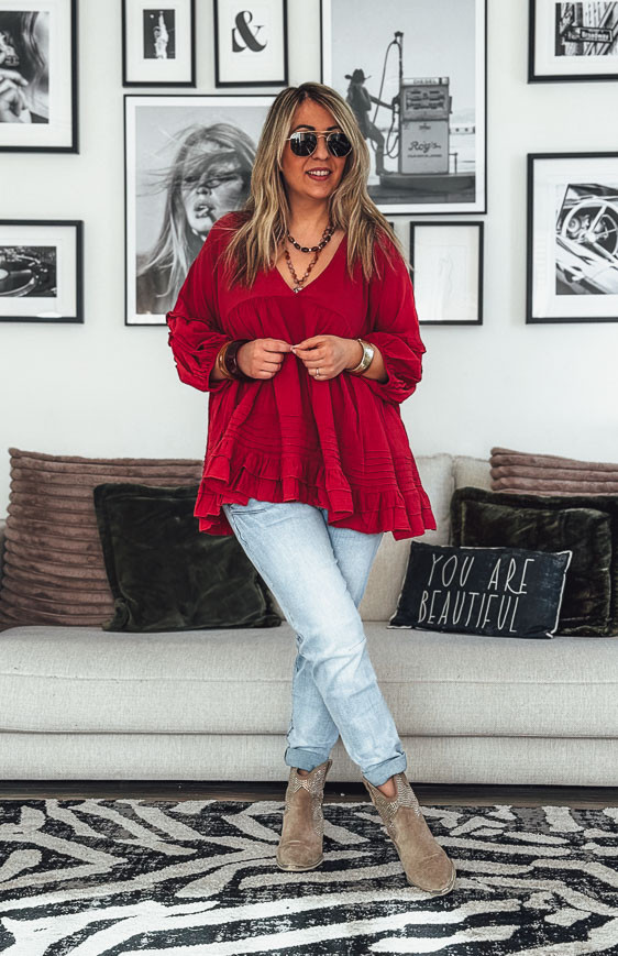 Cherry LEONE 3/4 sleeves tunic