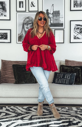 Cherry LEONE 3/4 sleeves tunic