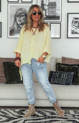 Pull HARRY manches 7/8eme vanille