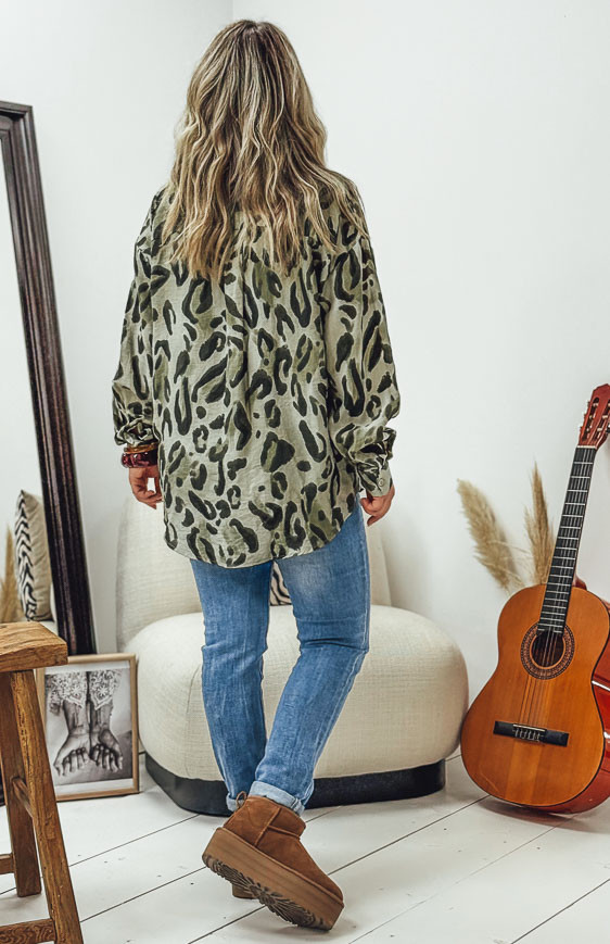 Chemise LOLA vert clair