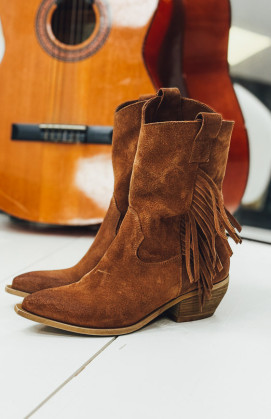 Camel DAKOTA ankle boots