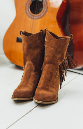 Camel DAKOTA ankle boots