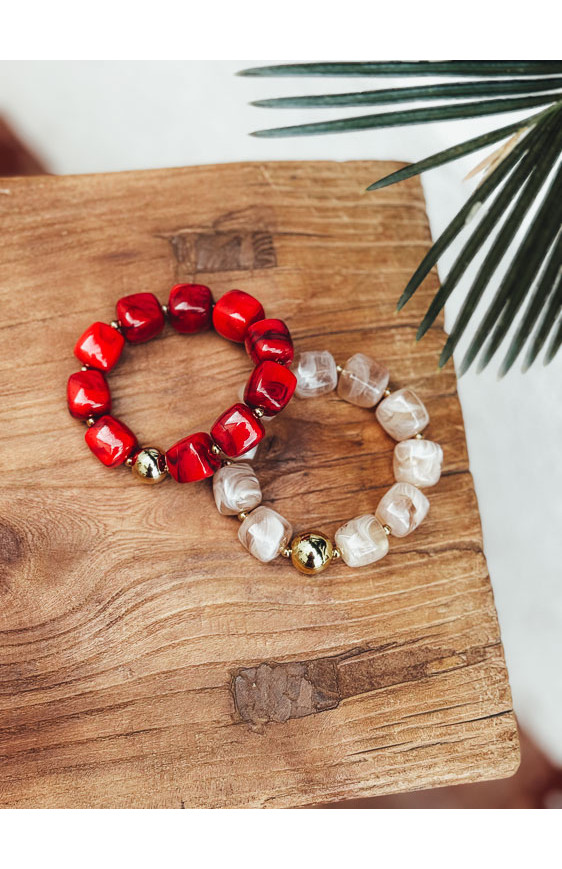 Bracelet MALAGA rouge