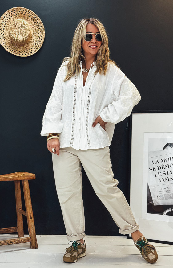 Chemise MILLY blanche