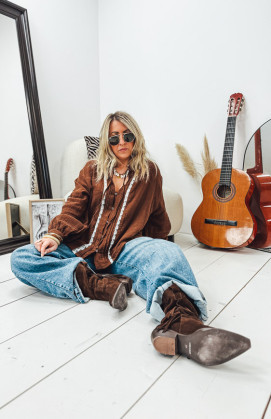 Chemise MILLY chocolat