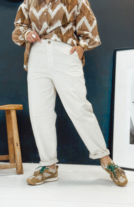Beige ALEJANDRO pants